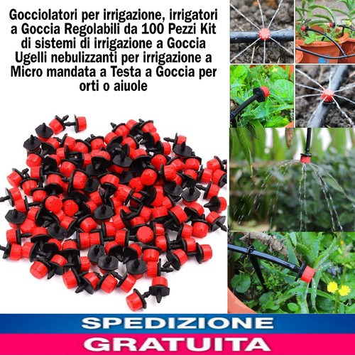 100 gocciolatori x - 100,
